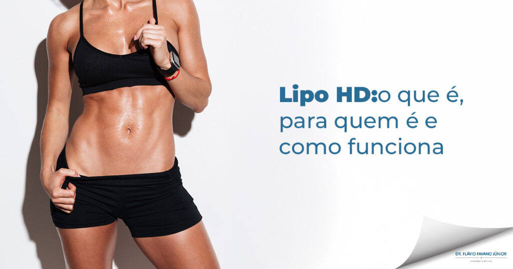 Imagem mostrando o tronco de uma mulher com um abdômen bem definido, usando uma roupa de ginástica na cor preta
