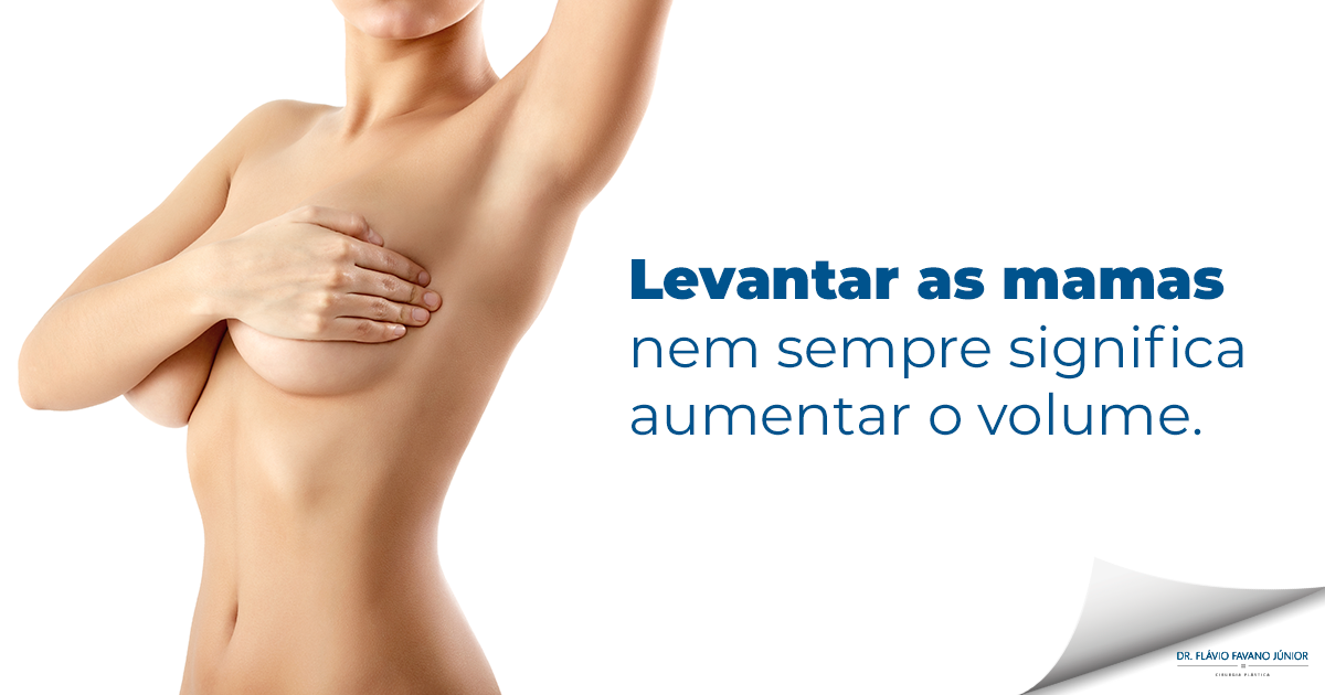 Mastopexia com ou sem prótese: entenda qual é a melhor opção para levantar as mamas