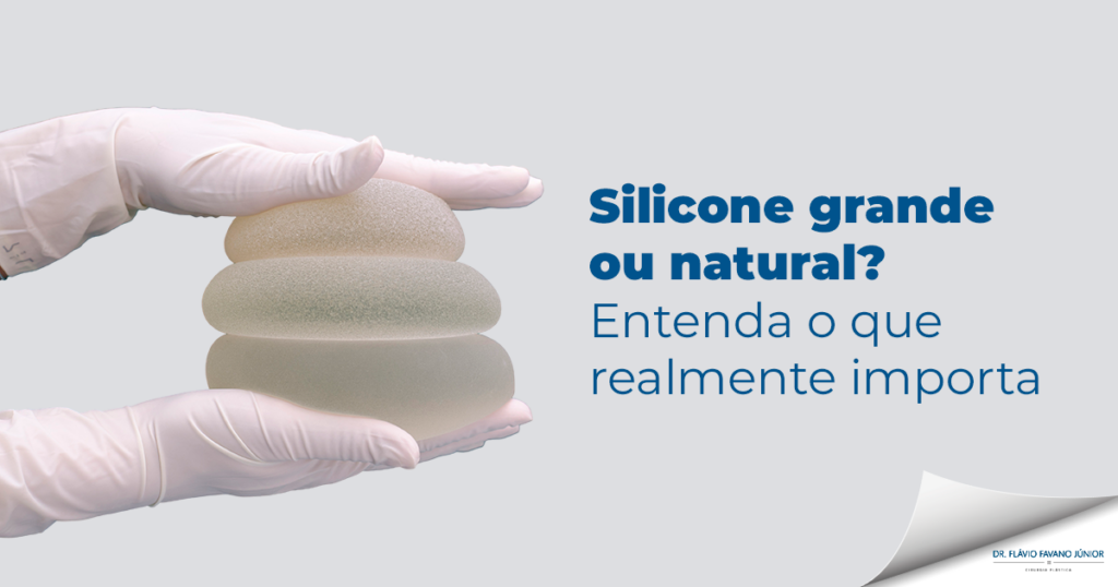 tamanho da prótese de silicone