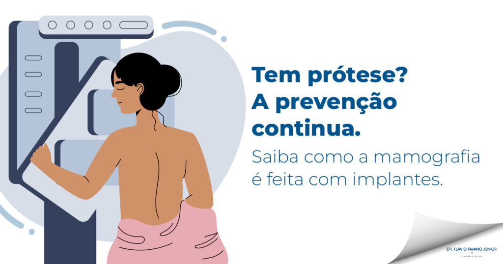 mamografia com prótese de silicone